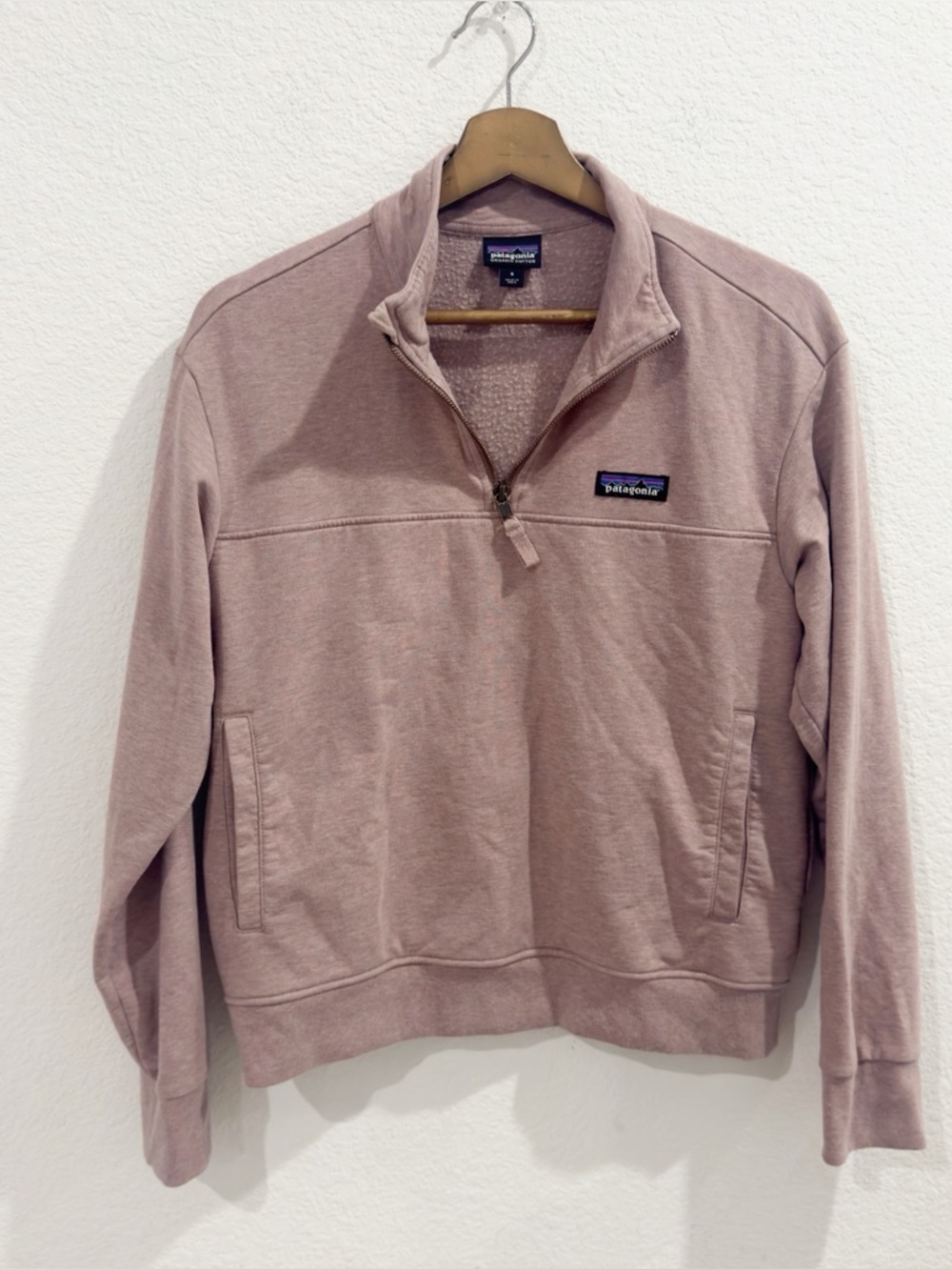 Patagonia- Organic Cotton Quarter Zip Pullover- S
